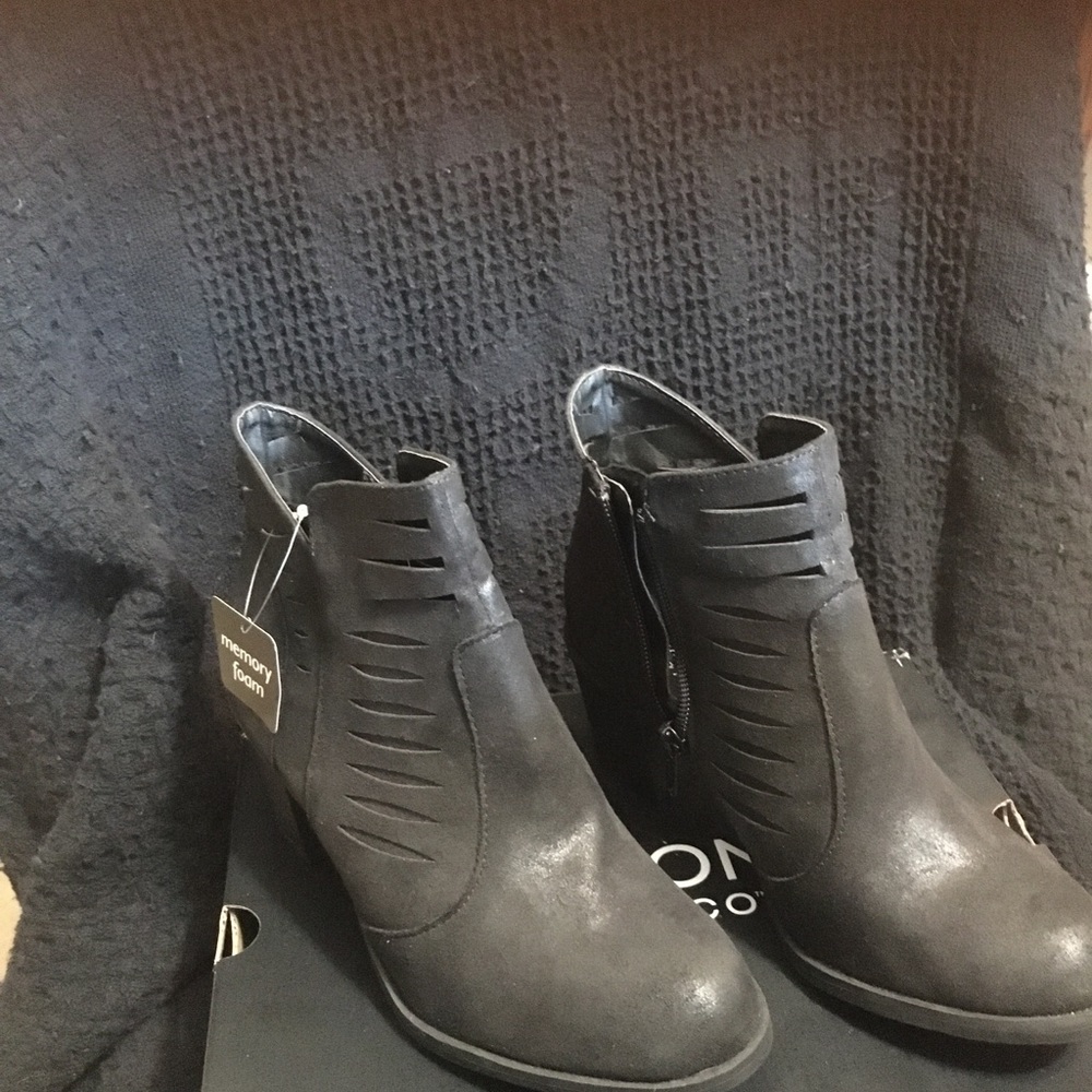 Black ankle boots